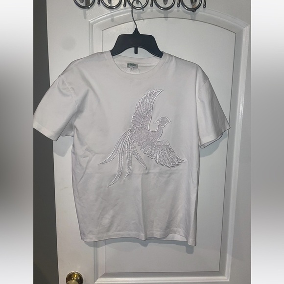KENZO, Embroidered Flying Phoenix Top 🖤 Size Small - Picture 7 of 8